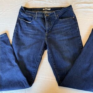 Levi's W32 L32 blue shaping straight women’s Jeans